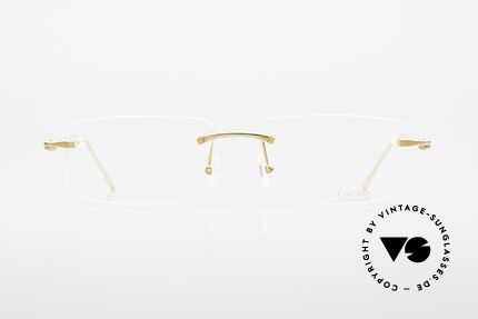 Cartier Precious Metal 18ct Solid Gold Eyeglasses, expensive model CT0070O-001 of the Collection Privée, Made for Men and Women