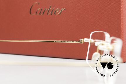 Cartier Precious Metal 18ct Solid Gold Eyeglasses, Size: large, Made for Men and Women