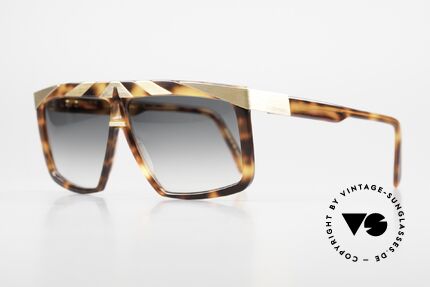 Alpina G81 24ct Gold Plated Frame 80s, conspicuous frame design with ornamenting details, Made for Men and Women