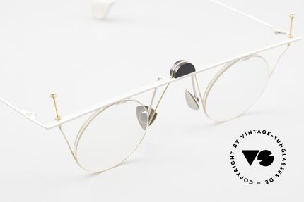 Paul Chiol 07 Rimless Art Glasses Bauhaus, an unworn masterpiece with original DEMO lenses, Made for Men and Women
