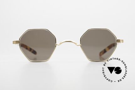 Lunor II A 11 Extraordinary Lens Shape, combination: full rimmed metal frame & acetate temples, Made for Men and Women