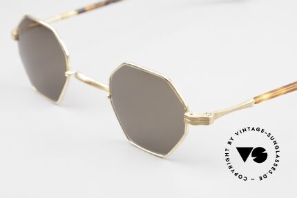 Lunor II A 11 Extraordinary Lens Shape, unisex model (for ladies & gents) with brown sun lenses, Made for Men and Women