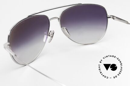 DITA Flight 004 Silver Mirrored Sun Lenses, unworn, with original DITA case and cleaning cloth, Made for Men
