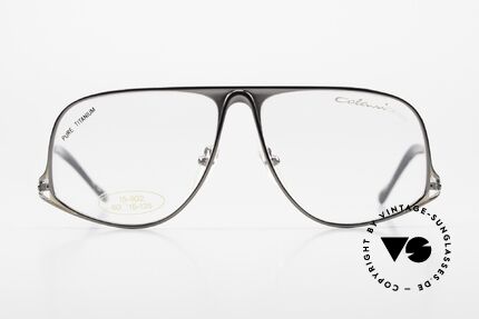 Colani 15-902 Pure Titanium 80's Frame, remarkable design of the 80s, typical for Luigi Colani, Made for Men