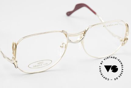 Colani 1052 80s Glasses With Glitter Effect, unworn (like all our fancy 80s eyewear by COLANI), Made for Women