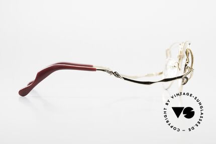 Colani 1052 80s Glasses With Glitter Effect, NO RETRO eyewear, but a rare old vintage original, Made for Women