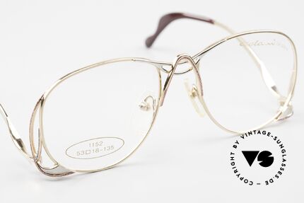 Colani 1152 Gold Silver Pink Glitter Effect, unworn (like all our fancy 80s eyewear by COLANI), Made for Women