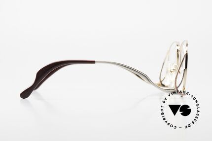 Colani 1152 Gold Silver Pink Glitter Effect, NO RETRO eyewear, but a rare old original; 53/18, Made for Women
