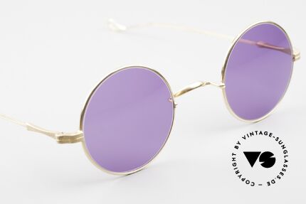 Lunor II 23 Limited Edition Matt Gold, high-end frame can be glazed with lenses of any kind, Made for Men and Women