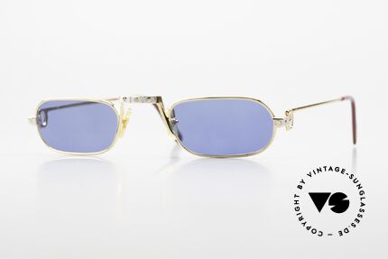 Cartier Demi Lune Santos Ultra Rare 80s Reading Glasses, Demi Lune = the world famous reading glasses by CARTIER, Made for Men