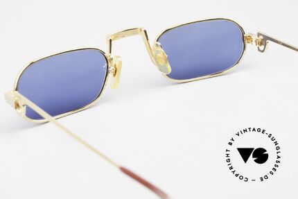 Cartier Demi Lune Santos Ultra Rare 80s Reading Glasses, reading eyeglasses or even fashion accessory + Chanel case, Made for Men