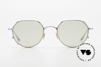 Jacques Marie Mage Hartana Luxury Shades Panto Style, strictly limited titanium sunglasses in size 48-21, Made for Men and Women