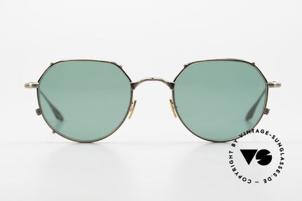 Jacques Marie Mage Hartana Unisex Shades Panto Style, strictly limited titanium sunglasses in size 48-21, Made for Men and Women