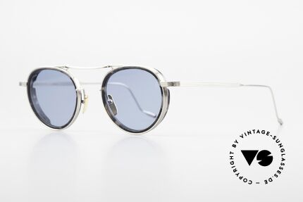 Jacques Marie Mage Apollinaire 2 Writer Designer Sunglasses, Apollinaire 2 - color Lunar - Azure, Limited 47/23, Made for Men