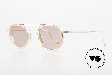 Jacques Marie Mage Apollinaire 2 Poet Titan Sunglasses, Apollinaire 2, col. cerise-malaya-pi, Limited 47/23, Made for Men and Women