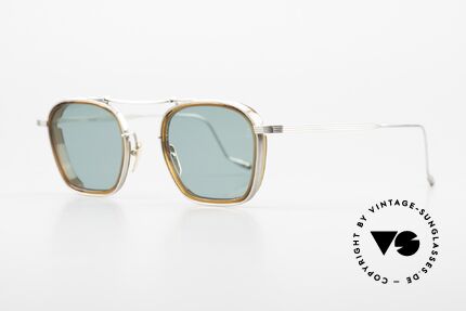 Jacques Marie Mage Baudelaire Homage Writer Sunglasses, Baudelaire 2, color Pegasus - Emerald, Limited 47/23, Made for Men
