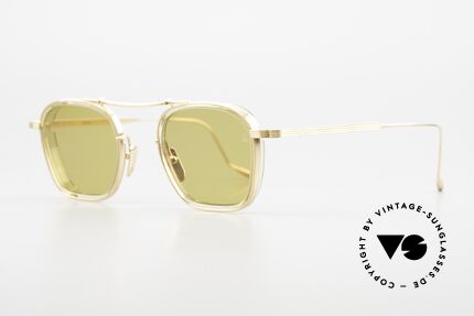 Jacques Marie Mage Baudelaire Lyric Poet Titan Sunglasses, Baudelaire 2, color Montra - Olive, Limited 47/23, Made for Men