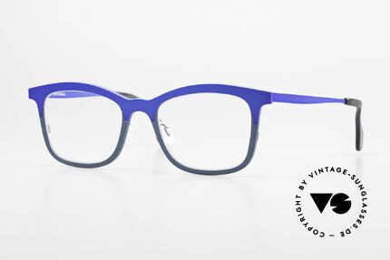 Theo Belgium Mille 55 Pure Titanium Frame Bicolor, unisex designer eyeglass-frame; Theo Belgium, Made for Men and Women