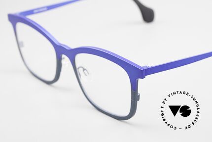 Theo Belgium Mille 55 Pure Titanium Frame Bicolor, avant-garde designer eyeglasses in TOP quality, Made for Men and Women