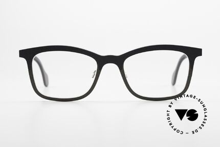 Theo Belgium Mille 55 Glasses For Ladies & Gents, model mille +55 with color 321 (black & gray), Made for Men and Women