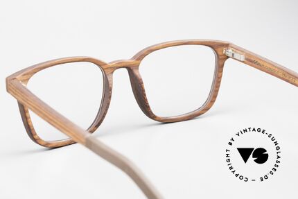 Kerbholz Ludwig Men's Wood Frame Beechwood, DEMO lenses can be replaced with prescription lenses, Made for Men