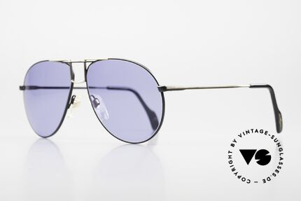 Metzler 0878 80's En Vogue Men's Shades, bicolored frame with black & gold (typically 80's), Made for Men
