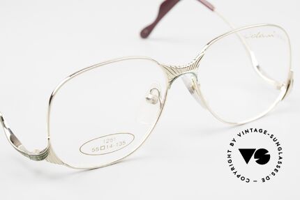 Colani 1251 Gold Green Glitter Effect, NO RETRO eyewear, but a rare old original; 55/14, Made for Women