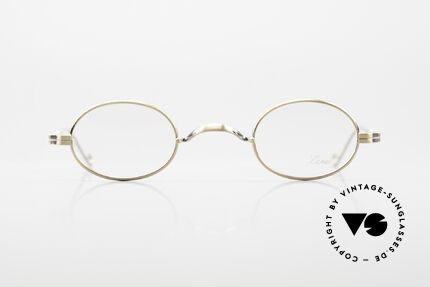 Lunor II 04 Oval XS Frame Special Edition, full rimmed, antique-gold (LIMITED SPECIAL EDITION), Made for Men and Women