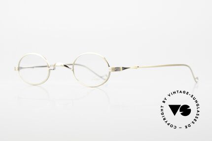 Lunor II 04 Oval XS Frame Special Edition, XS size 37/26, can be glazed with strong prescriptions, Made for Men and Women