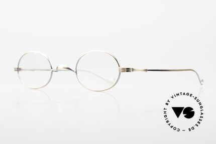 Lunor II 10 Limited Glasses Antique Gold, rather a small model (in size 43/26) for ladies and gents, Made for Men and Women