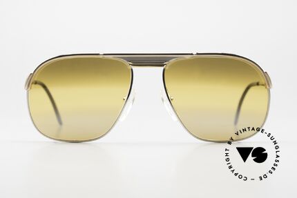 Essilor 2373 2in1 Shades Gold Gradient, a true masterpiece of the eyewear craft ('old school'), Made for Men