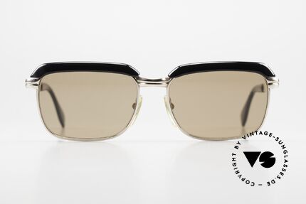 Metzler JK High-End Mineral Sun Lenses, fine gold doublé in 1/10 12k proportion; precious rarity, Made for Men
