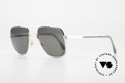 Rodenstock Tenno 80's White Gold Doublé Frame, 1/20 of the metal with 10ct gold (incredible top-quality), Made for Men