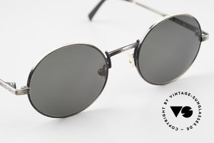 Giorgio Armani 128 Antique Silver Frame Finish, unworn (like all our 80's designer classics), 46-21, Made for Men and Women