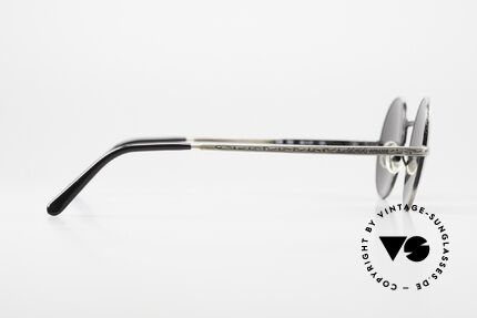 Giorgio Armani 128 Antique Silver Frame Finish, NO RETRO SUNGLASSES, an old original from 1989, Made for Men and Women