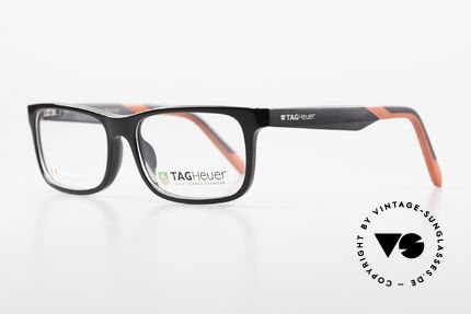 Tag Heuer 551 Sporty Men's Eyeglasses, distinctive men's glasses made of elastomer plastic, Made for Men