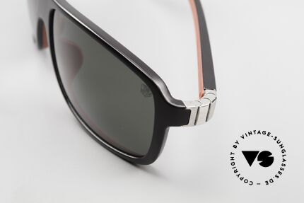 Tag Heuer 9302 Legend Temples Shaped Like A Watch, unworn rarity with polarized polycarbonate sun lenses, Made for Men