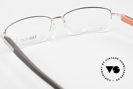 Tag Heuer 8209 Trends Sporty Semi Rimless Glasses, lens height 29mm; just about sufficient for varifocal, Made for Men
