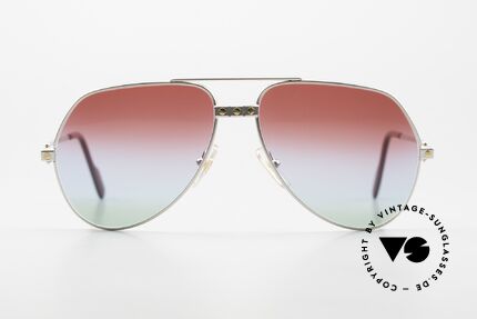 Cartier Vendome Santos - M Palladium Finish Polar Lights, vintage Cartier aviator sunglasses, Palladium Edition!, Made for Men and Women