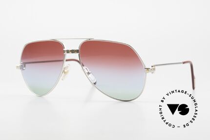 Cartier Vendome Santos - M Palladium Finish Polar Lights Details