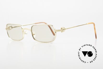 Cartier Dreamer Changeable Mineral Lenses, 22ct GOLD-PLATED frame with new mineral lenses, Made for Men and Women