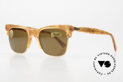 Persol Cellor Ratti 18ct Gold-Plated Frame, with golden temple-appliqué; 18ct gold-plated, Made for Men