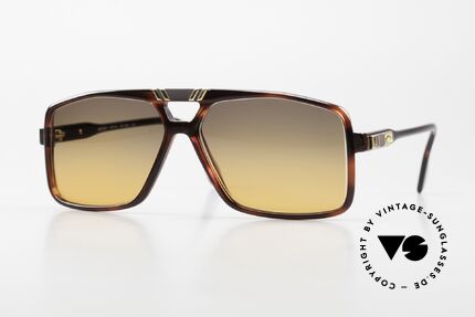 Cazal 637 80's Hip Hop Shades Sunset, West Germany Cazal VINTAGE designer sunglasses, Made for Men