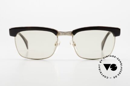 Rodenstock Arnold Gold Filled 60's Glasses, fine gold doublé in 1/20 12k proportion; precious rarity, Made for Men
