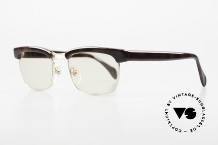 Rodenstock Arnold Gold Filled 60's Glasses, 1/20 of the metal with 12ct gold (incredible top-quality), Made for Men