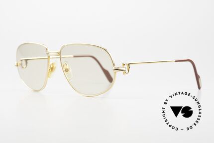 Cartier Romance LC - M Lenses Darken Automatically, this pair (with L. Cartier decor) in medium size 56-16, 130, Made for Men and Women