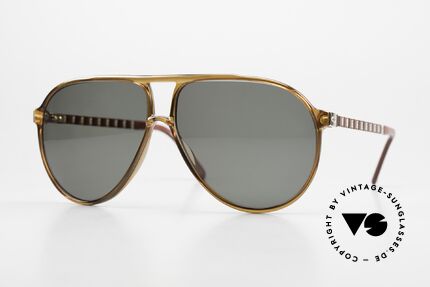 Christian Dior 2469 Men's Aviator Frame Optyl, masculine cool design by Christian Dior from 1988, Made for Men