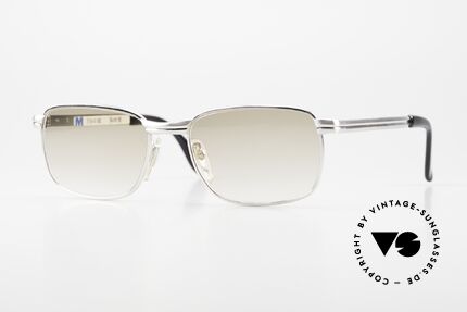 Metzler 7540 Original Old 60's Sunglasses, 1960s glasses from Metzler, white gold doublé, Made for Men