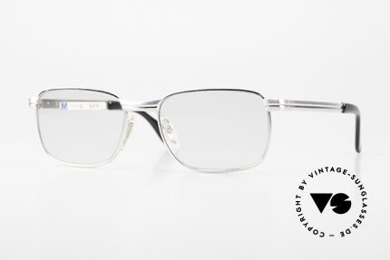Metzler 7540 60's Men's Frame Gold-Filled, 1960s glasses from Metzler, white gold doublé, Made for Men