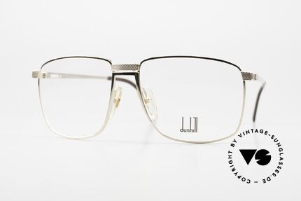 Dunhill 6071 1980's Frame Gold-Plated Details